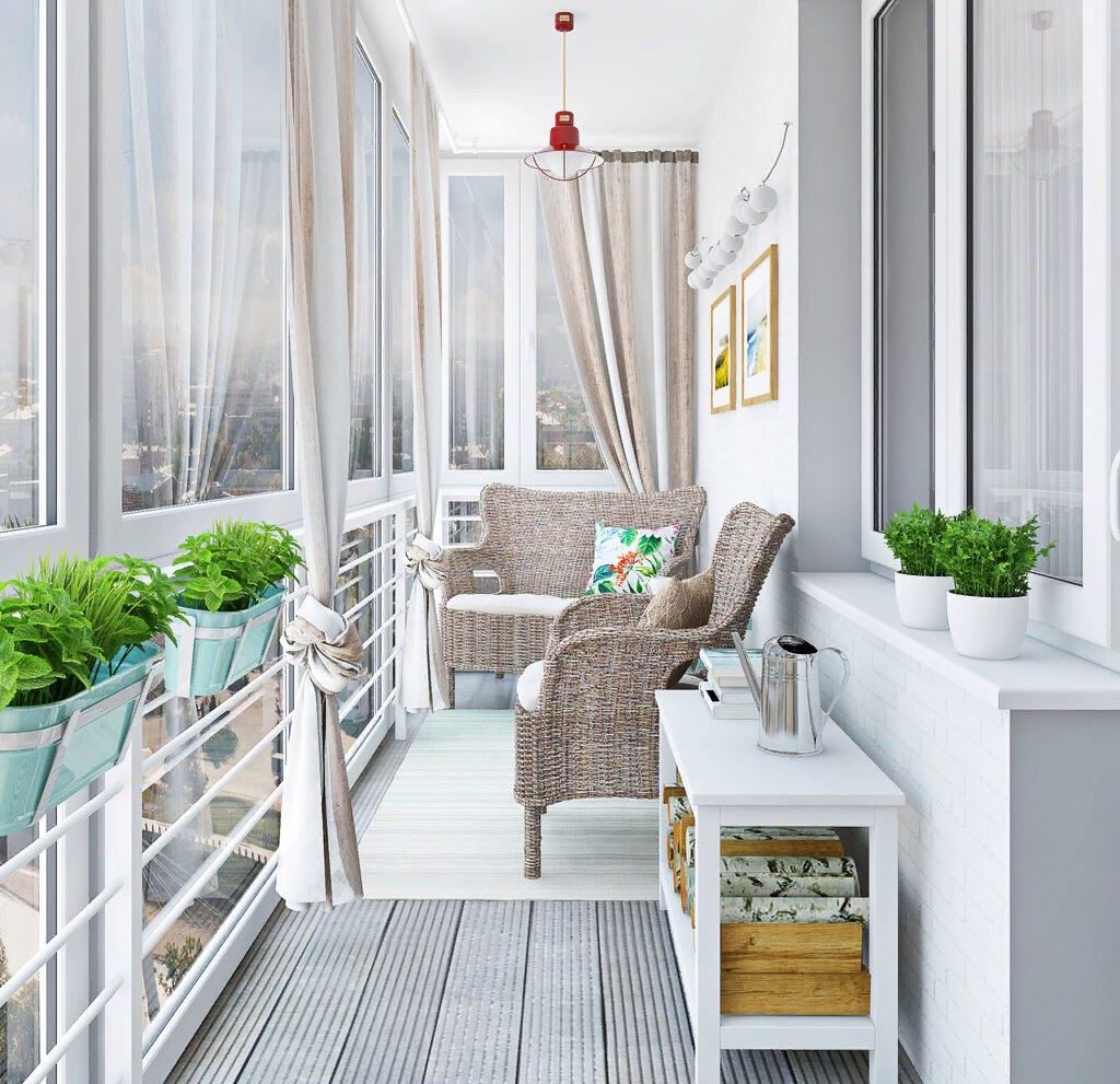 Дизайн балкона и лоджии: Топ-50 фото новинок