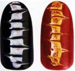 дизайн ногтей в домашних условиях иголкой